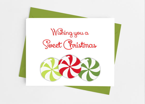 Christmas Candy Note Cards - Cathy's Creations - www.candywrappershop.com