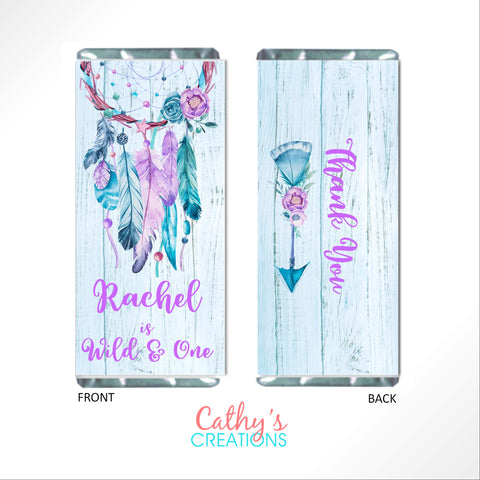 Dream Catcher Candy Bar Wrapper - Cathy's Creations - www.candywrappershop.com