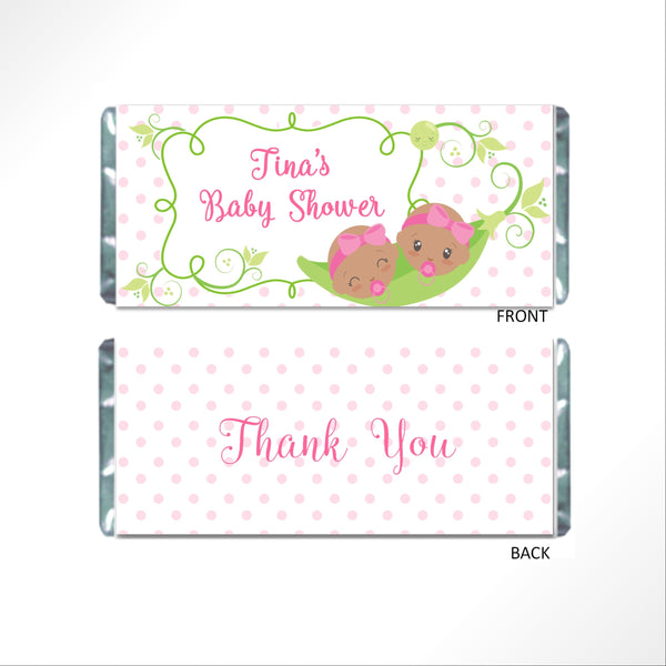 Peas in a Pod Candy Bar Wrapper - Cathy's Creations - www.candywrappershop.com