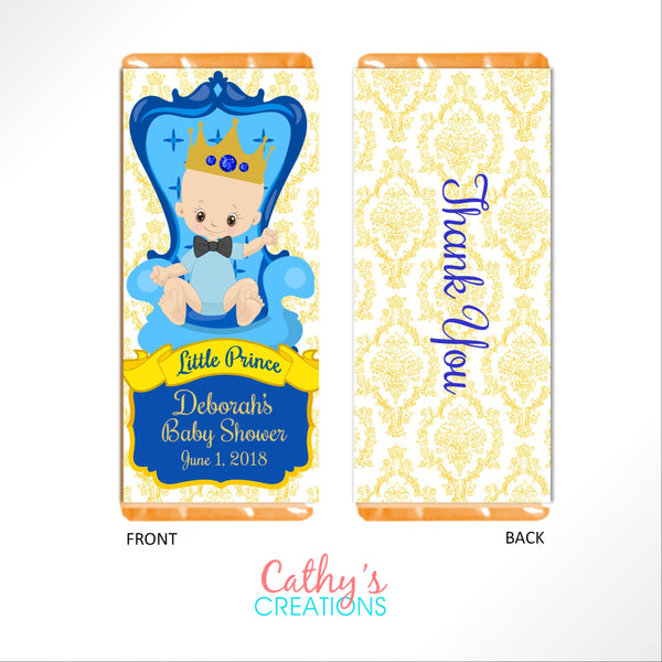 Little Prince Candy Bar Wrapper - Cathy's Creations - www.candywrappershop.com