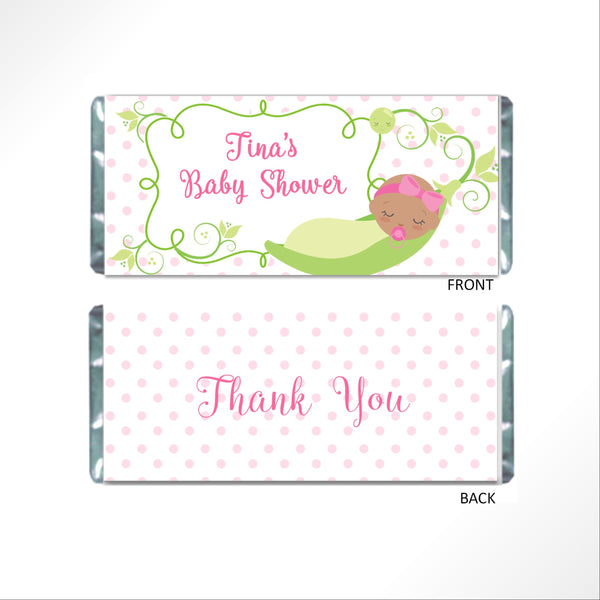 Peas in a Pod Candy Bar Wrapper - Cathy's Creations - www.candywrappershop.com