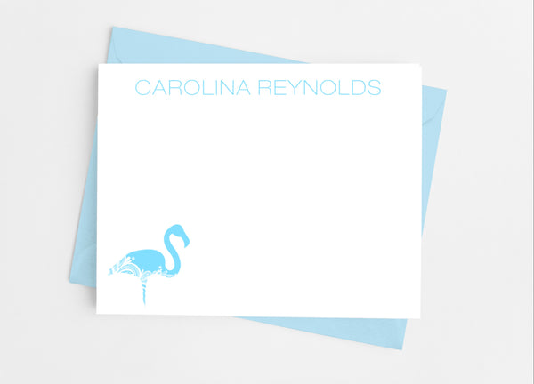 Flamingo Flat Note Cards - Cathy's Creations - www.candywrappershop.com