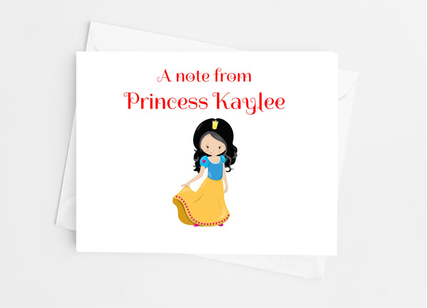 Fairytale Princess Note Cards - Cathy's Creations - www.candywrappershop.com