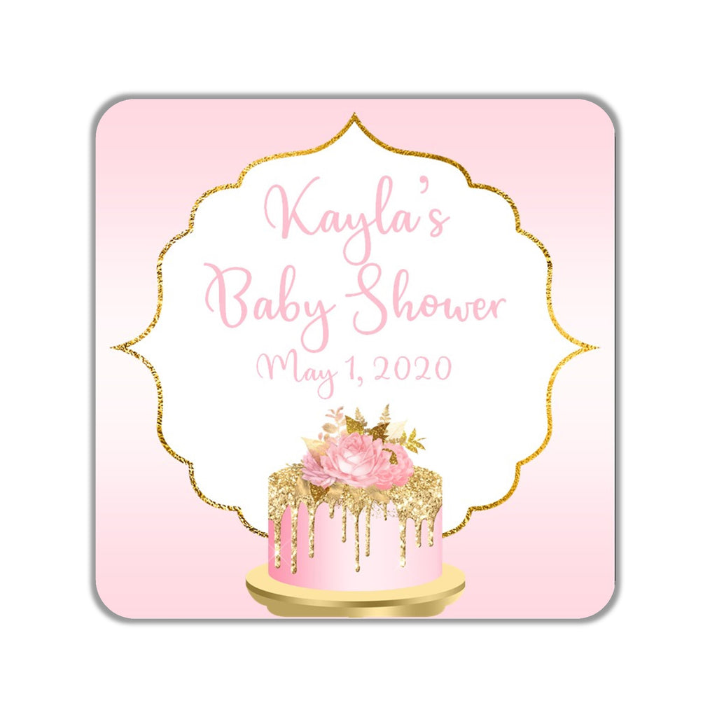 Birthday Cake Favor Stickers OR Tags - Cathy's Creations - www.candywrappershop.com