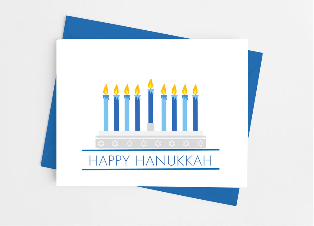 Hanukkah Note Cards - Cathy's Creations - www.candywrappershop.com