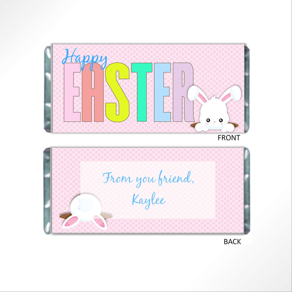 Happy Easter Candy Bar Wrapper - Cathy's Creations - www.candywrappershop.com