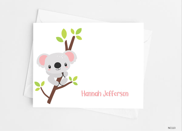 Koala Note Cards - Cathy's Creations - www.candywrappershop.com