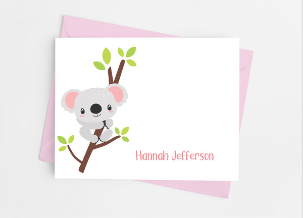 Koala Note Cards - Cathy's Creations - www.candywrappershop.com