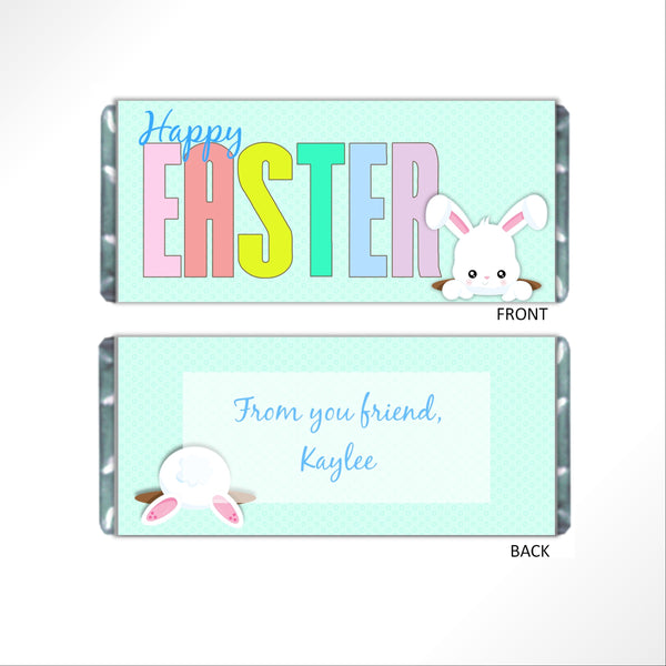 Happy Easter Candy Bar Wrapper - Cathy's Creations - www.candywrappershop.com